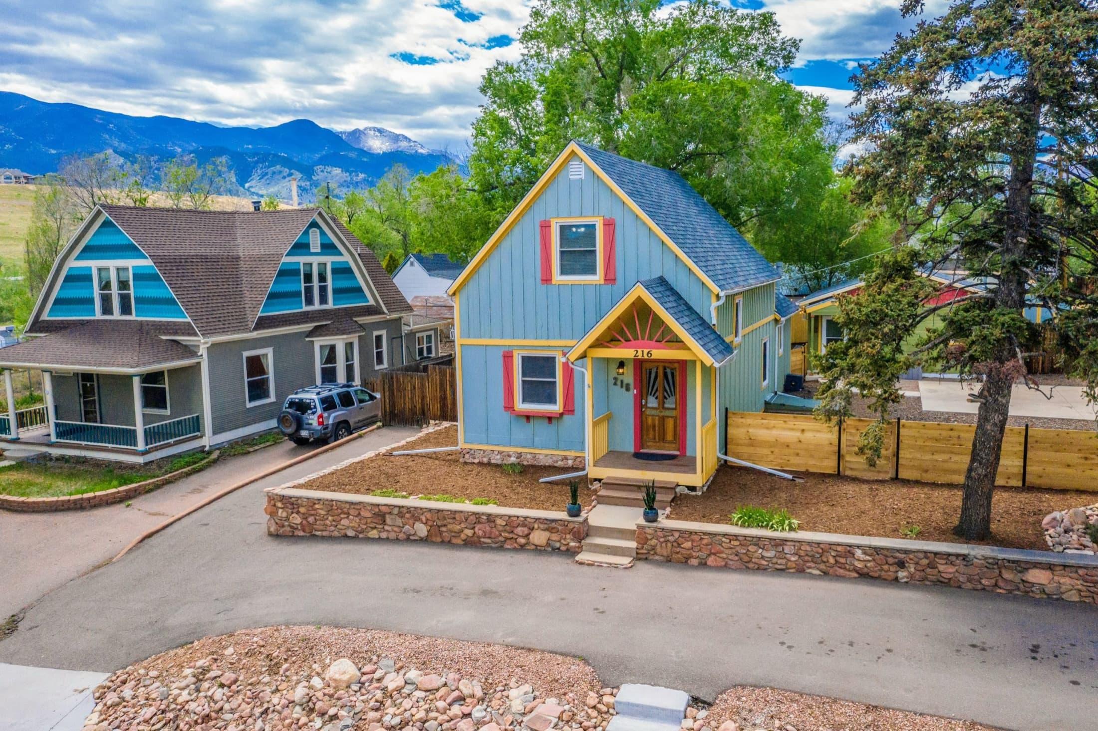 Aerial view of a Renjoy-managed short-term rental property