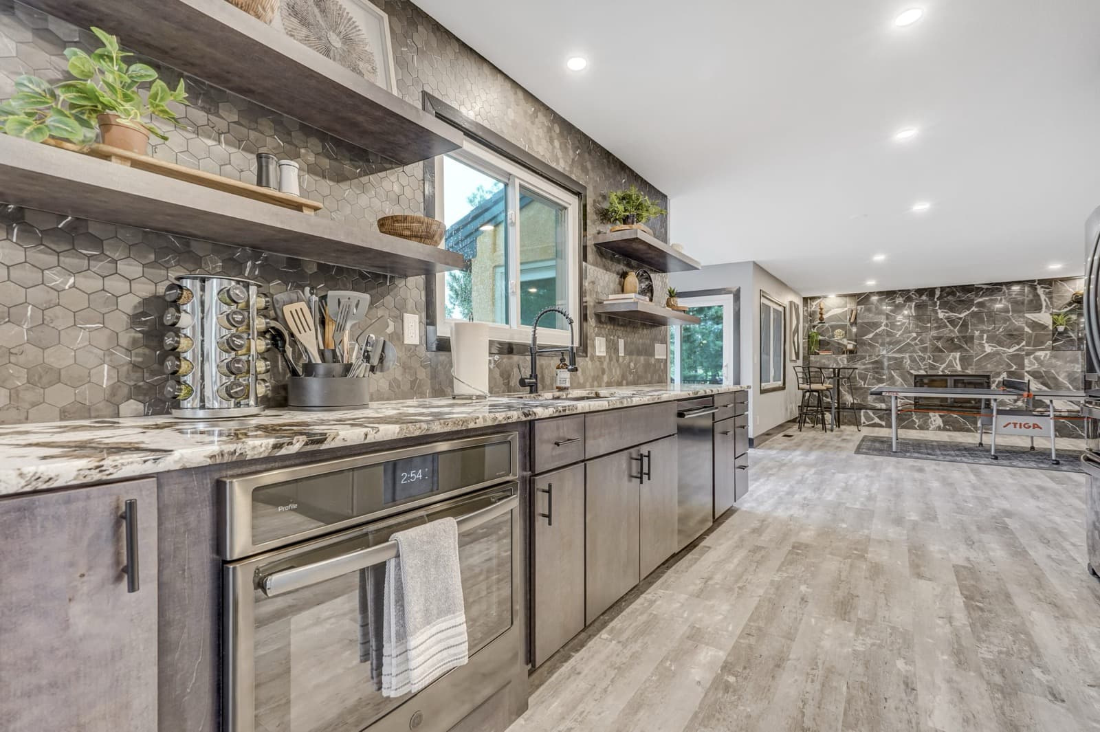 Modern remodeled kitchen in a Renjoy rental