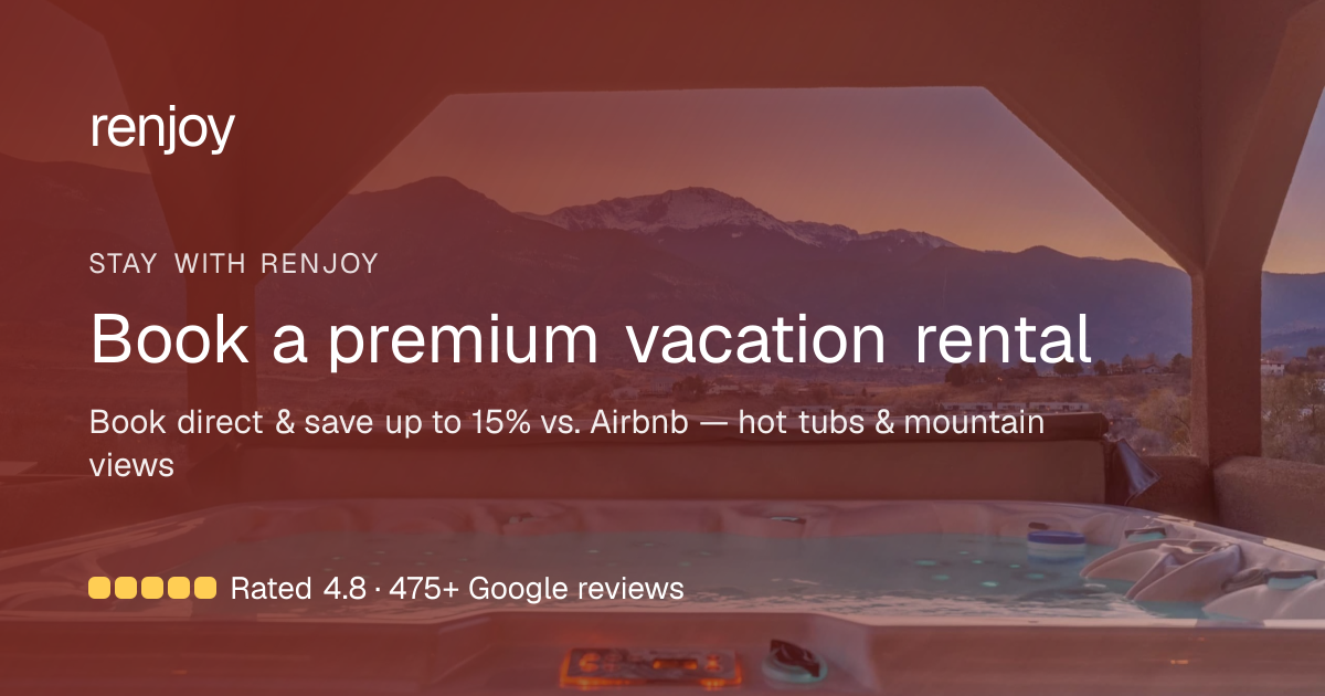 Book a Premium Airbnb or Vacation Rental | Renjoy